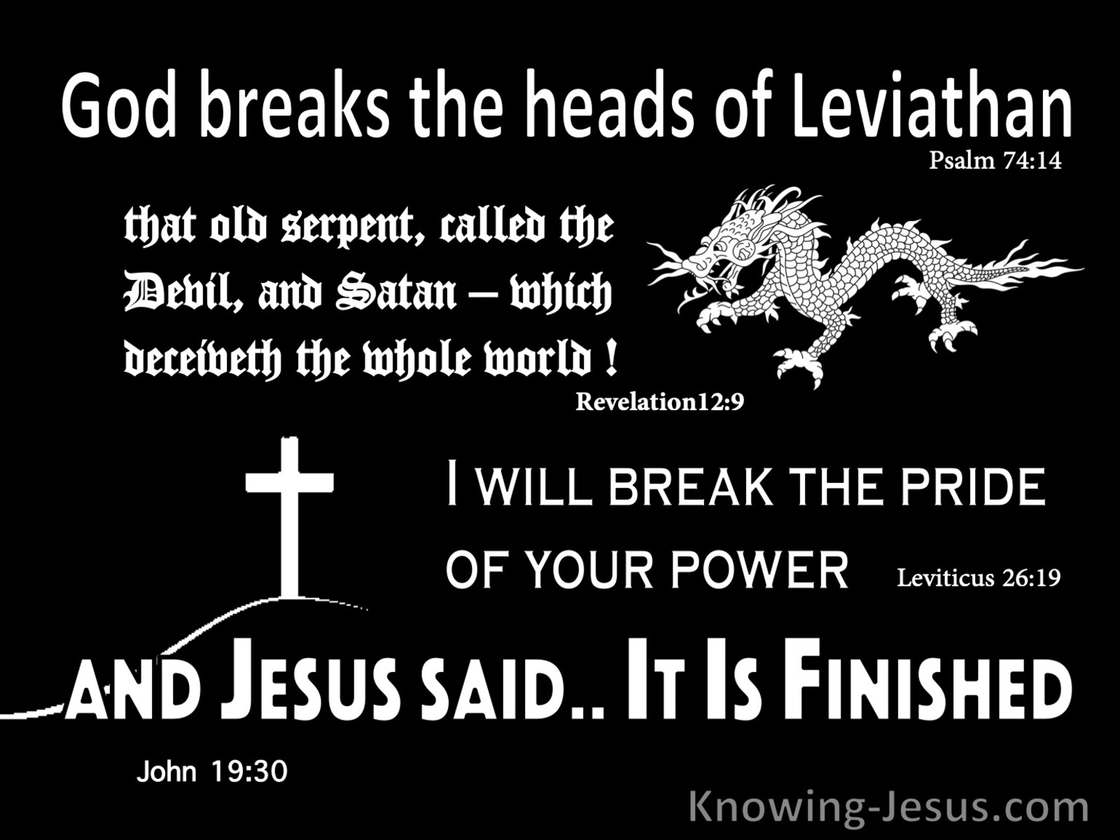 Psalm 74:14 Have You Considered Leviathan (devotional)02:07 (black)